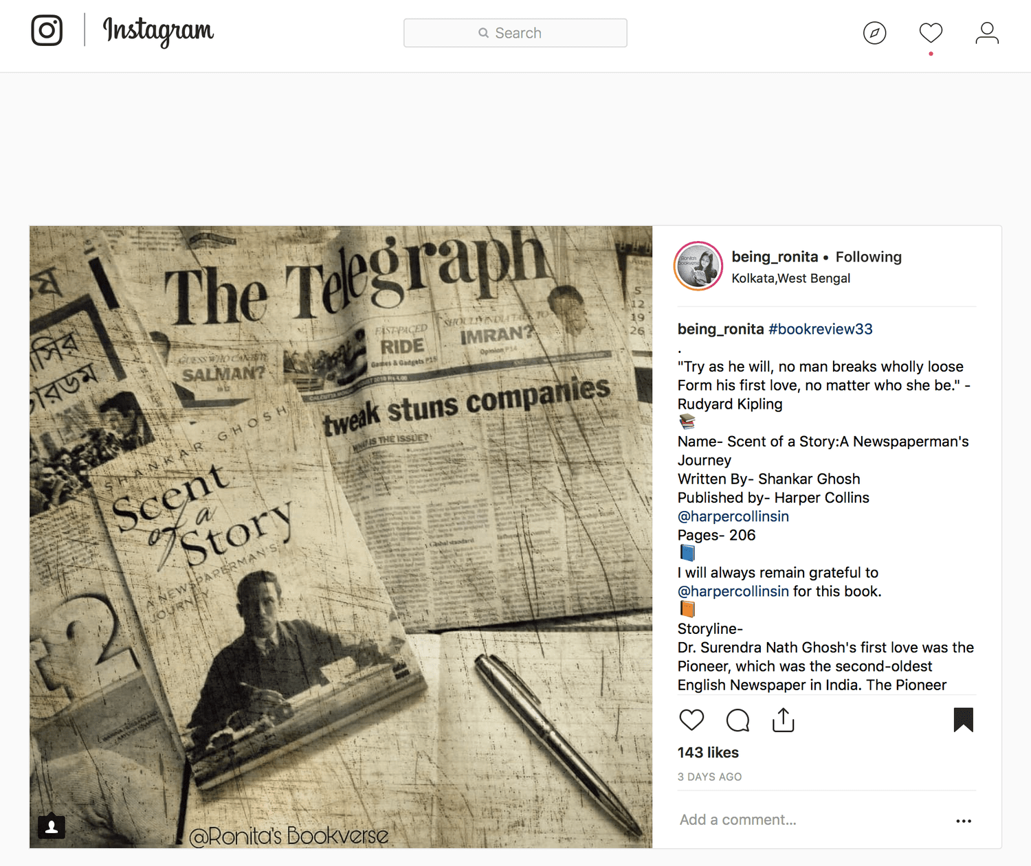 Ronita Instagram Review